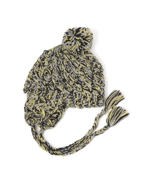 niko and...（ニコアンド）の「オリジナルイヤーフラップニット帽（ニットキャップ/ビーニー・レディース・オレンジ/イエロー・0）」の20枚目の写真