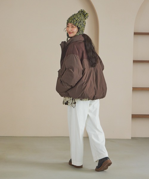 niko and...（ニコアンド）の「オリジナルイヤーフラップニット帽（ニットキャップ/ビーニー・レディース・オレンジ/イエロー・0）」の19枚目の写真