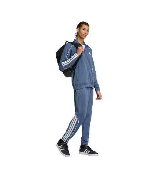 adidas(アディダス)の「アディダス adidas スリーストライプストラックスーツ(ジャージ・メンズ・ダークブルー/ブラック・3L/LL/L/M/S)」の8枚目の写真