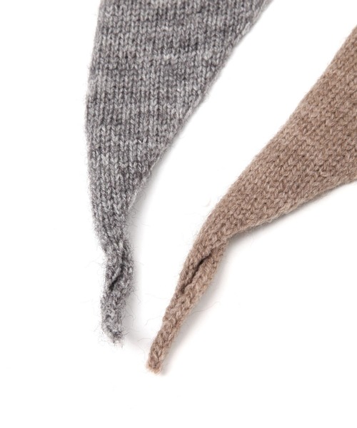 トライアングルニットスカーフ/611235（マフラー）｜GLOBAL WORK