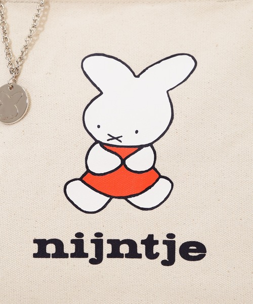Miffy( ミッフィー)の「【miffy/ミッフィー】 70thアイテム ナインチェ サイドボタンミニトート(トートバッグ・レディース・ナチュラル・FREE)」の8枚目の写真