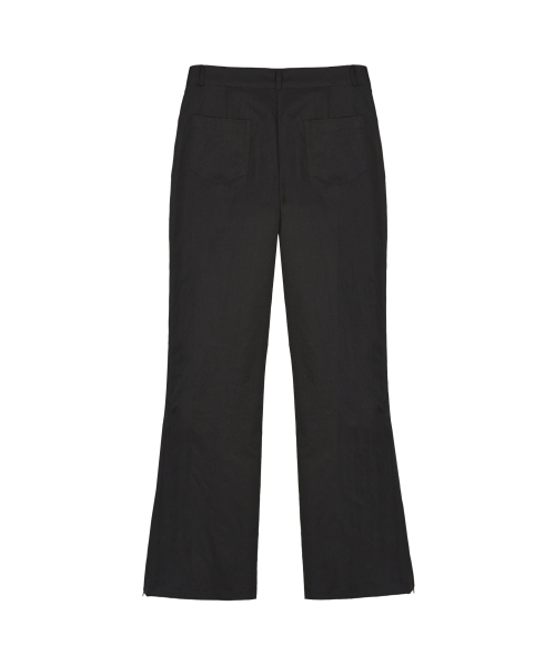 NICK&NICOLE(ニックアンドニコール)の「TWO WAY SLIT ZIPPER PANTS_CHARCOAL(スラックス・レディース・その他・SMALL/MEDIUM/LARGE)」の6枚目の写真