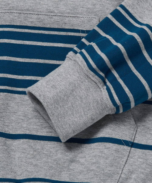WKNDRS(ウィーキャンドース)の「STRIPED HOODIE (GREY)(パーカー・レディース・その他・X-LARGE/SMALL/MEDIUM/LARGE)」の4枚目の写真