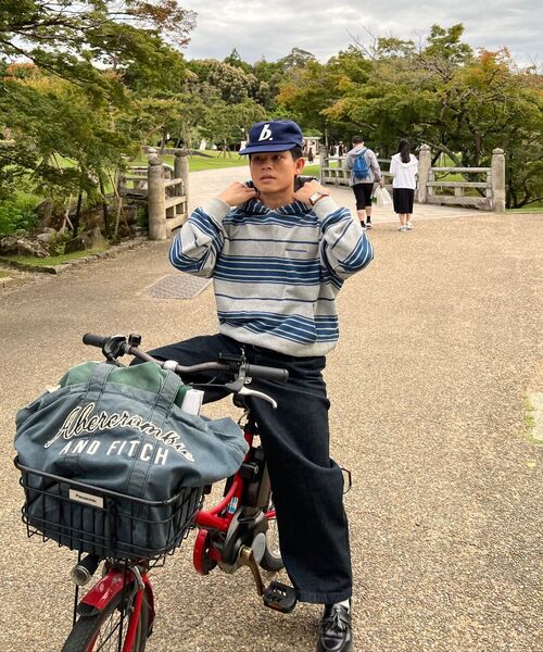 WKNDRS(ウィーキャンドース)の「STRIPED HOODIE (GREY)(パーカー・レディース・その他・X-LARGE/SMALL/MEDIUM/LARGE)」の9枚目の写真