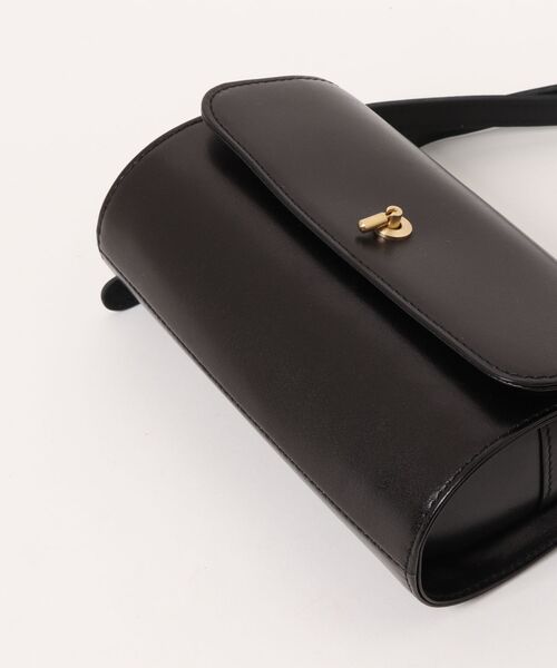 TIDEWAY（タイドウェイ）の「【TIDEWAY】MOSS ROLL FLAP BAG（ショルダーバッグ・レディース・ワイン/ブラック・FREE）」の7枚目の写真