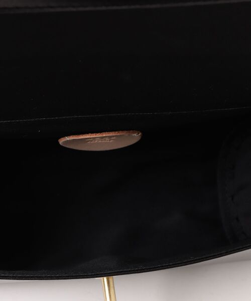 TIDEWAY（タイドウェイ）の「【TIDEWAY】MOSS ROLL FLAP BAG（ショルダーバッグ・レディース・ワイン/ブラック・FREE）」の8枚目の写真