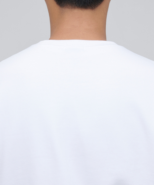MUSINSA STANDARD（ムシンサスタンダード）の「スウェットシャツ [ホワイト]（スウェット・メンズ・その他・LARGE/X-LARGE/XX-LARGE/XXX-LARGE/SMALL/MEDIUM）」の4枚目の写真
