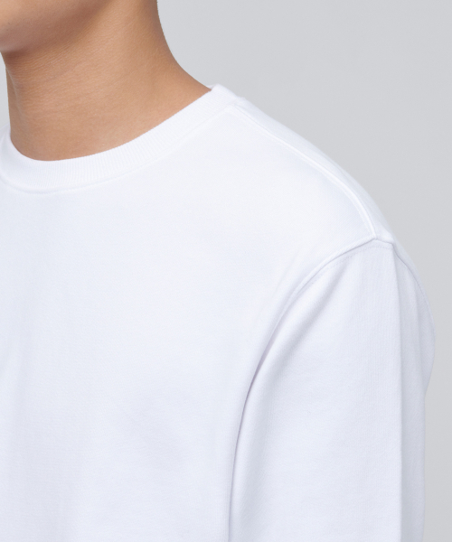 MUSINSA STANDARD（ムシンサスタンダード）の「スウェットシャツ [ホワイト]（スウェット・メンズ・その他・LARGE/X-LARGE/XX-LARGE/XXX-LARGE/SMALL/MEDIUM）」の5枚目の写真