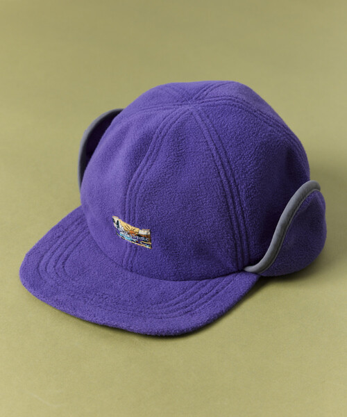 FREAK'S STORE（フリークスストア）の「ドッグイヤー フリース キャップ（キャップ・メンズ・ブラック/オリーブ/パープル・ONE SIZE）」の3枚目の写真