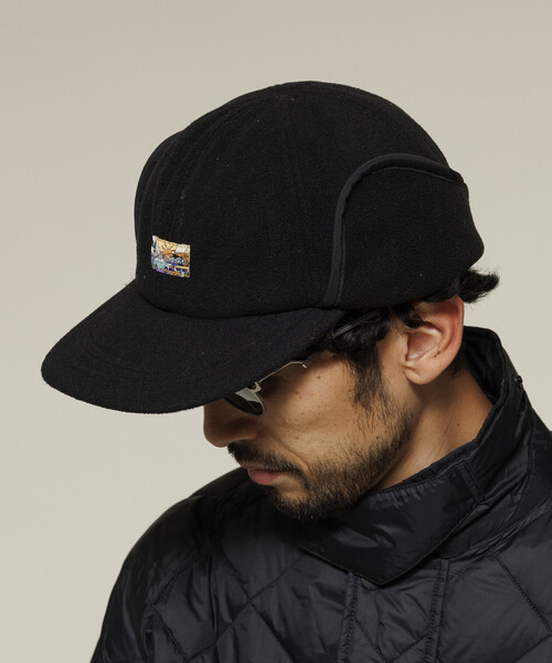 FREAK'S STORE（フリークスストア）の「ドッグイヤー フリース キャップ（キャップ・メンズ・ブラック/オリーブ/パープル・ONE SIZE）」の5枚目の写真