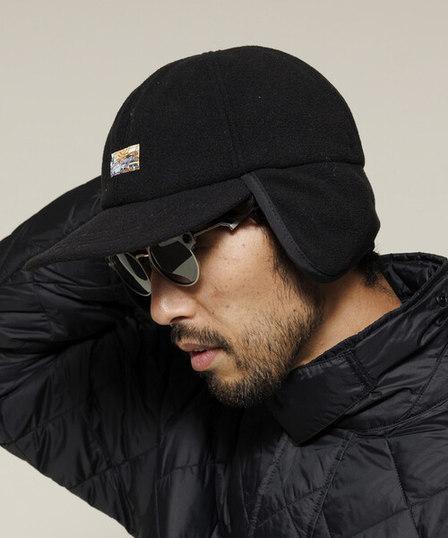 FREAK'S STORE（フリークスストア）の「ドッグイヤー フリース キャップ（キャップ・メンズ・ブラック/オリーブ/パープル・ONE SIZE）」の6枚目の写真