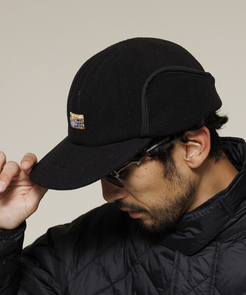 FREAK'S STORE（フリークスストア）の「ドッグイヤー フリース キャップ（キャップ・メンズ・ブラック/オリーブ/パープル・ONE SIZE）」の8枚目の写真