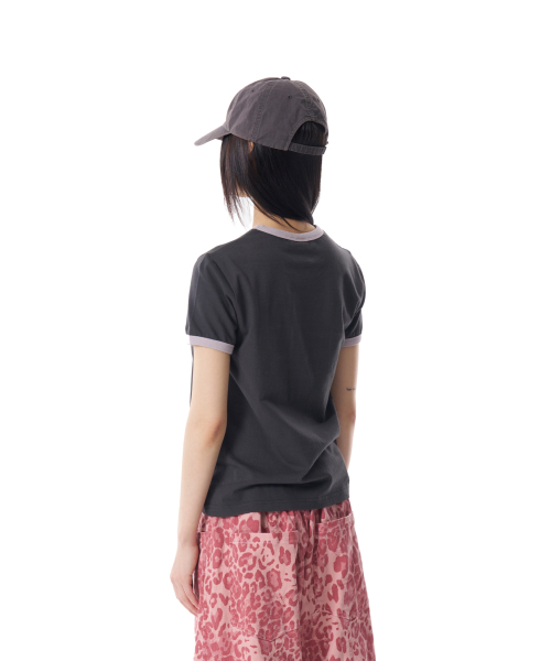 AAKAM(アーカム)の「VTG Ink Ringer Top (Dark Gray)(Tシャツ/カットソー・レディース・その他・1/2)」の4枚目の写真