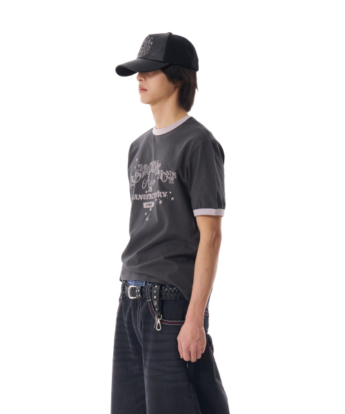 AAKAM(アーカム)の「VTG Ink Ringer Top (Dark Gray)(Tシャツ/カットソー・レディース・その他・1/2)」の6枚目の写真
