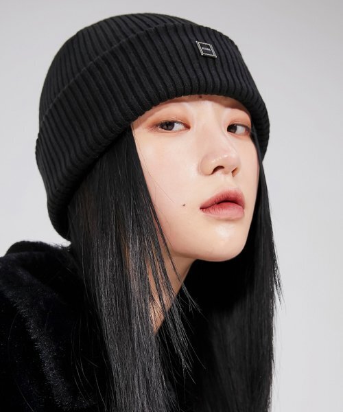 FLAREUP（フレアアップ）の「FLARE Knit Beanie (FL-710)（ニットキャップ/ビーニー・レディース・ブラック・FREE）」の3枚目の写真