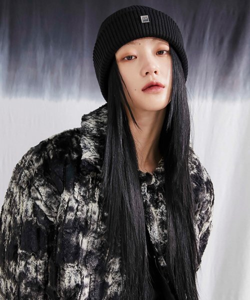 FLAREUP（フレアアップ）の「FLARE Knit Beanie (FL-710)（ニットキャップ/ビーニー・レディース・ブラック・FREE）」の4枚目の写真