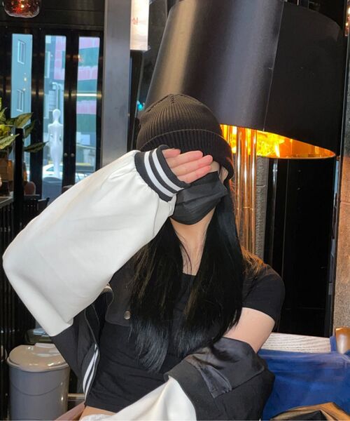 FLAREUP（フレアアップ）の「FLARE Knit Beanie (FL-710)（ニットキャップ/ビーニー・レディース・ブラック・FREE）」の8枚目の写真