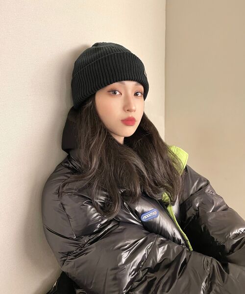 FLAREUP（フレアアップ）の「FLARE Knit Beanie (FL-710)（ニットキャップ/ビーニー・レディース・ブラック・FREE）」の12枚目の写真