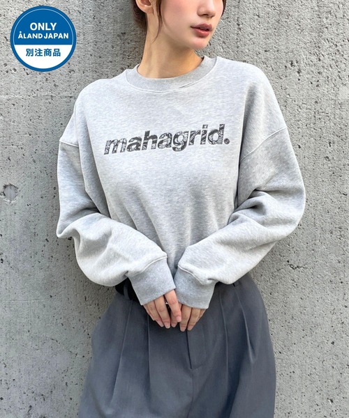 MAHAGRID(マハグリッド)の「【日本ALAND限定】MAHAGRID/ペイズリーロゴ プルオーバー(スウェット・レディース・ブラック/グレー/カーキ/ナチュラル・FREE)」の3枚目の写真