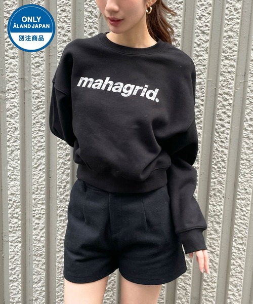 MAHAGRID(マハグリッド)の「【日本ALAND限定】MAHAGRID/ペイズリーロゴ プルオーバー(スウェット・レディース・ブラック/グレー/カーキ/ナチュラル・FREE)」の2枚目の写真