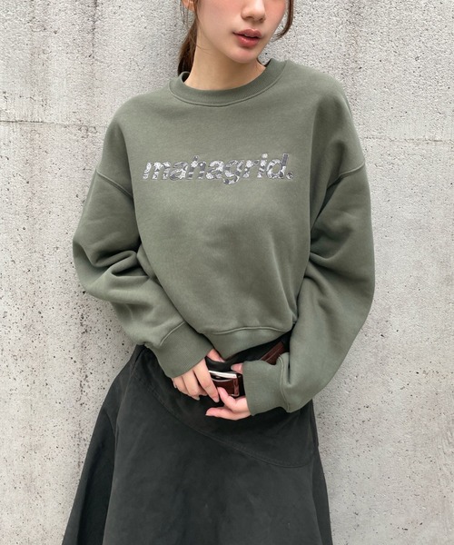 MAHAGRID(マハグリッド)の「【日本ALAND限定】MAHAGRID/ペイズリーロゴ プルオーバー(スウェット・レディース・ブラック/グレー/カーキ/ナチュラル・FREE)」の14枚目の写真