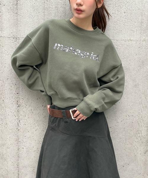 MAHAGRID(マハグリッド)の「【日本ALAND限定】MAHAGRID/ペイズリーロゴ プルオーバー(スウェット・レディース・ブラック/グレー/カーキ/ナチュラル・FREE)」の15枚目の写真