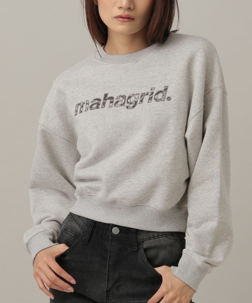 MAHAGRID(マハグリッド)の「【日本ALAND限定】MAHAGRID/ペイズリーロゴ プルオーバー(スウェット・レディース・ブラック/グレー/カーキ/ナチュラル・FREE)」の21枚目の写真
