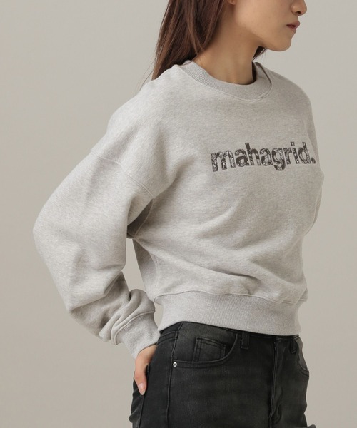 MAHAGRID(マハグリッド)の「【日本ALAND限定】MAHAGRID/ペイズリーロゴ プルオーバー(スウェット・レディース・ブラック/グレー/カーキ/ナチュラル・FREE)」の22枚目の写真