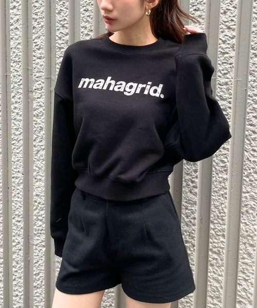 MAHAGRID(マハグリッド)の「【日本ALAND限定】MAHAGRID/ペイズリーロゴ プルオーバー(スウェット・レディース・ブラック/グレー/カーキ/ナチュラル・FREE)」の7枚目の写真