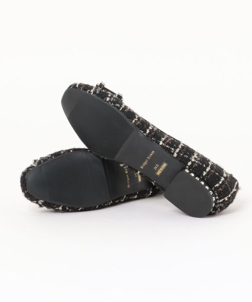 Bridget Birkin(ブリジットバーキン)の「【Bridget Birkin】スクエアビジューフラットシューズ(51523B)(バレエシューズ・レディース・ブラック/マルチ/ブラック系その他・22.5/23/23.5/24/24.5)」の5枚目の写真