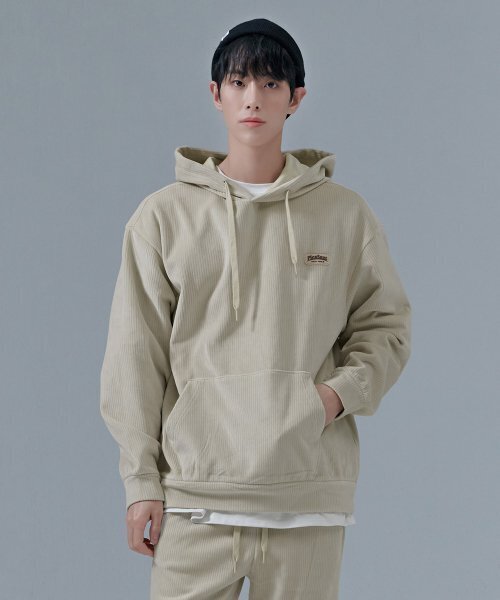 CHASECULT(チェイスカルト)の「男性起毛フードパーカー-CFRK5127D0X(パーカー・メンズ・Beige・100/105/95)」の1枚目の写真