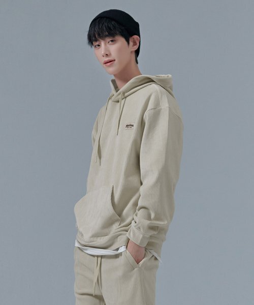 CHASECULT(チェイスカルト)の「男性起毛フードパーカー-CFRK5127D0X(パーカー・メンズ・Beige・100/105/95)」の3枚目の写真