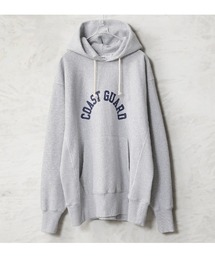 HOUSTON / ヒューストン U.S COTTON R/V HOODIE COAST GUARD