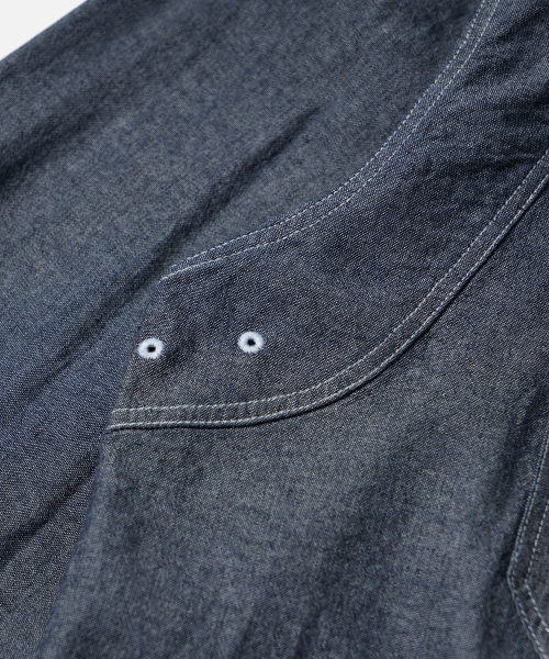 FRIZMWORKS(フリズムワークス)の「1920S CHAMBRAY WORK SHIRT _ INDIGO(シャツ/ブラウス・メンズ・その他・SMALL/MEDIUM/LARGE/X-LARGE)」の6枚目の写真
