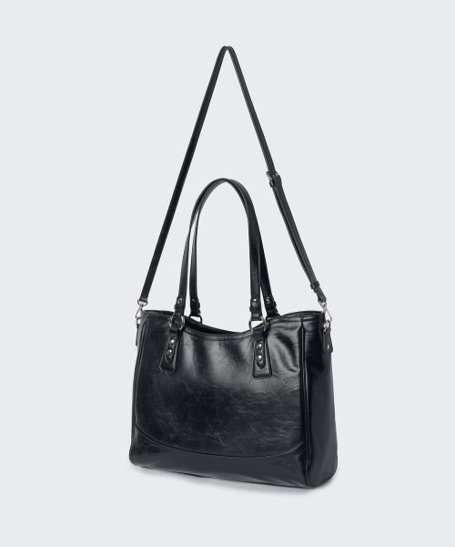 MUSINSA STANDARD WOMAN（ムシンサスタンダードウーマン）の「ウィメンズグライドショルダーバッグ[ブラック]（ショルダーバッグ・レディース・その他・FREE）」の4枚目の写真