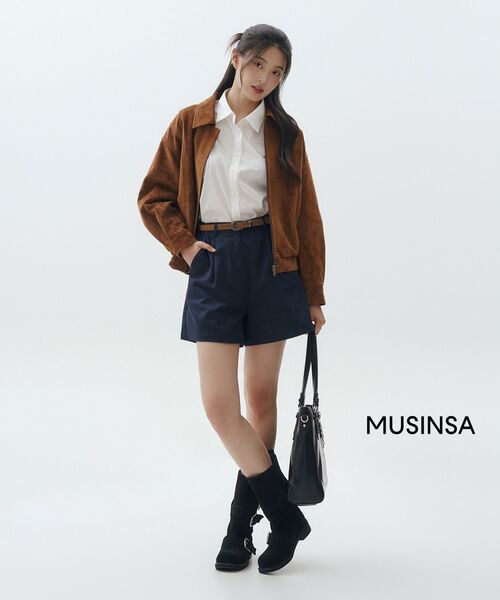 MUSINSA STANDARD WOMAN（ムシンサスタンダードウーマン）の「ウィメンズグライドショルダーバッグ[ブラック]（ショルダーバッグ・レディース・その他・FREE）」の14枚目の写真