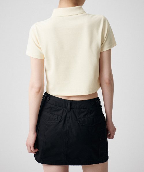 MUSINSA STANDARD WOMAN（ムシンサスタンダードウーマン）の「[クールタンダード]ウーマンズクロップピケポロシャツ[エグレット]（ポロシャツ・レディース・その他・MEDIUM/LARGE/X-SMALL）」の7枚目の写真