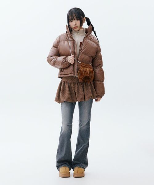 SALT AND CHOCOLATE(ソルトアンドチョコレート)の「SAC ピーナッツウールスリッパ 412443001 (4cm)(サンダル・レディース・ベージュ・23cm/24cm/25cm)」の15枚目の写真