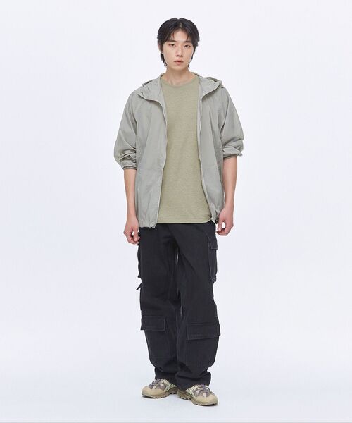 MUSINSA STANDARD（ムシンサスタンダード）の「ワイドマルチポケットカーゴデニムパンツ[ウォッシュドブラック]（デニムパンツ・メンズ・その他・26/27/28/29/30/31/32/33/34/36）」の8枚目の写真