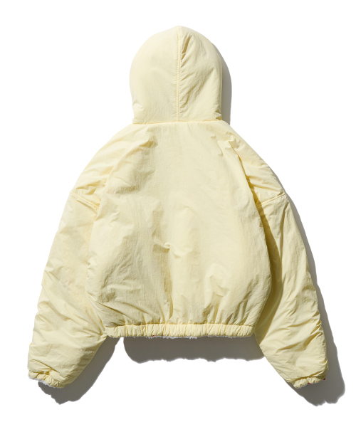 YOUHEE(ユヒ)の「REVERSIBLE ROSE PATTERN HOOD JUMPER IVORY(ブルゾン・レディース・その他・FREE)」の6枚目の写真