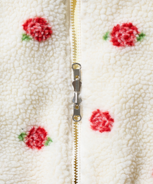 YOUHEE(ユヒ)の「REVERSIBLE ROSE PATTERN HOOD JUMPER IVORY(ブルゾン・レディース・その他・FREE)」の11枚目の写真