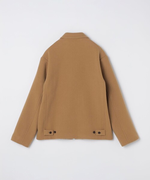 SHIPS（シップス）の「SHIPS: メルトン ジップ ブルゾン（ブルゾン・メンズ・チャコールグレー/キャメル/ネイビー・MEDIUM/LARGE/X-LARGE/SMALL）」の15枚目の写真