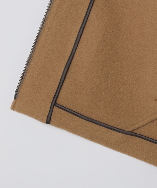 SHIPS（シップス）の「SHIPS: メルトン ジップ ブルゾン（ブルゾン・メンズ・チャコールグレー/キャメル/ネイビー・MEDIUM/LARGE/X-LARGE/SMALL）」の22枚目の写真