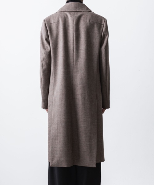 ato（アトウ）の「DOUBLE BREASTED  COAT（ピーコート・メンズ・ブラック/アッシュブラウン・44/46/48）」の21枚目の写真