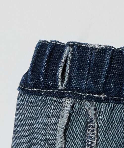 green label relaxing（グリーンレーベルリラクシング）の「フリンジデザイン デニム パンツ / キッズ  100cm-160cm（デニムパンツ・キッズ・コバルトブルー/ライトブルー・150cm/140cm/160cm/120cm/130cm/100cm/110cm）」の18枚目の写真