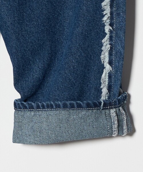 green label relaxing（グリーンレーベルリラクシング）の「フリンジデザイン デニム パンツ / キッズ  100cm-160cm（デニムパンツ・キッズ・コバルトブルー/ライトブルー・150cm/140cm/160cm/120cm/130cm/100cm/110cm）」の20枚目の写真
