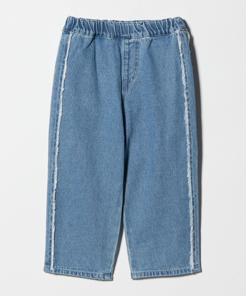 green label relaxing（グリーンレーベルリラクシング）の「フリンジデザイン デニム パンツ / キッズ  100cm-160cm（デニムパンツ・キッズ・コバルトブルー/ライトブルー・150cm/140cm/160cm/120cm/130cm/100cm/110cm）」の22枚目の写真