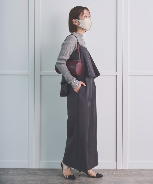 Sirin(シリン)の「≪人気インフルエンサー cahoさんコラボ≫ パウダーツイルドレープオールインワン【2サイズ展開】(つなぎ/オールインワン・レディース・ネイビー/チャコールグレー/ブラック系その他・SMALL/X-SMALL)」の18枚目の写真