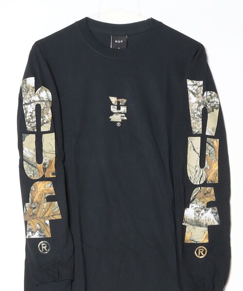 HUF(ハフ)の「【C-HUF2】【HUF×REALTREE/ハフ×リアルツリー】REALTREE MEGABLAST L/S TEE TS02549(Tシャツ/カットソー・メンズ・ホワイト/ブラック・SMALL/MEDIUM/LARGE/X-LARGE/XX-LARGE)」の21枚目の写真