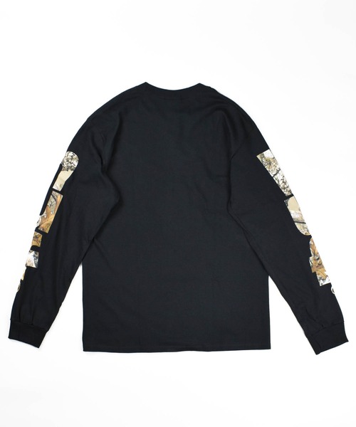 HUF(ハフ)の「【C-HUF2】【HUF×REALTREE/ハフ×リアルツリー】REALTREE MEGABLAST L/S TEE TS02549(Tシャツ/カットソー・メンズ・ホワイト/ブラック・SMALL/MEDIUM/LARGE/X-LARGE/XX-LARGE)」の8枚目の写真